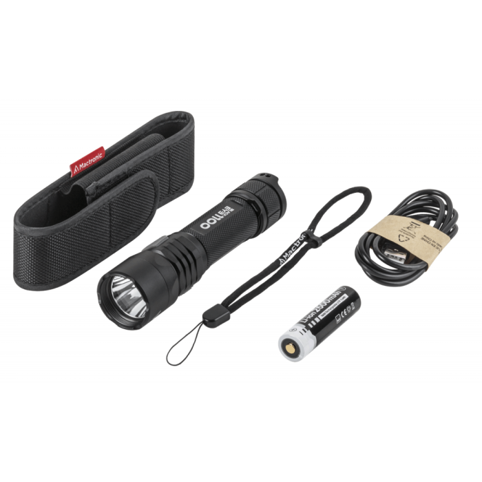 Latarka ręczna MACTRONIC BLACK EYE 1100lm